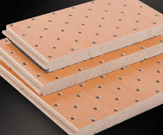 孔木吸音板 木質(zhì)穿孔吸音板 孔木吸音板(圖1)