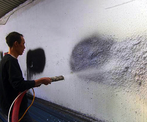 無(wú)機(jī)纖維噴涂施工,無(wú)機(jī)纖維噴涂施工方法 無(wú)機(jī)纖維噴涂施工(圖1)