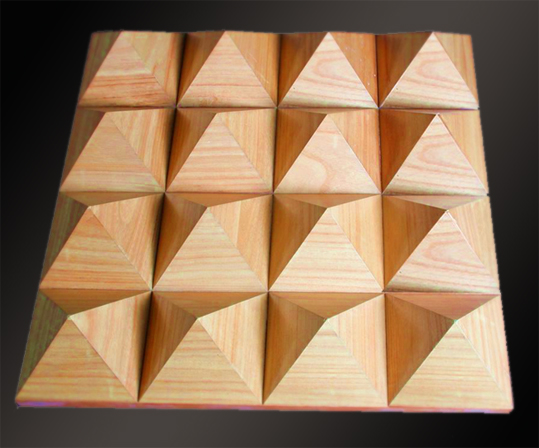 實木擴(kuò)散體,吸音擴(kuò)散體 實木擴(kuò)散體(圖1)