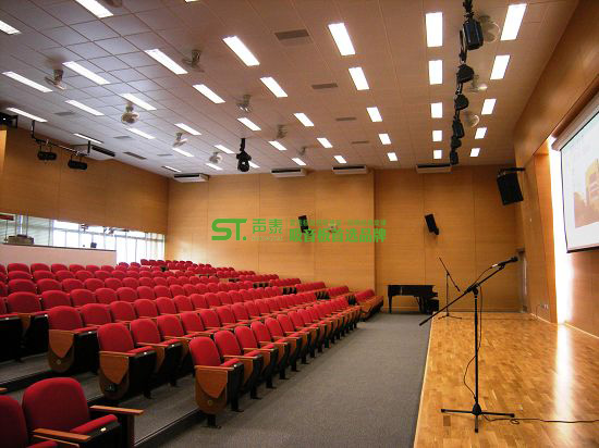 會議室紅芯阻燃防火槽孔吸音板(圖5) 會議室紅芯阻燃防火槽孔吸音板(圖5)