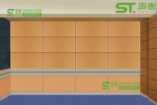 天然木皮飾面--U型孔吸音板(圖2) 天然木皮飾面--U型孔吸音板(圖2)