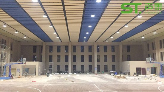 曲靖籃球館空間吸聲體案例(圖1) 曲靖籃球館空間吸聲體案例(圖1)