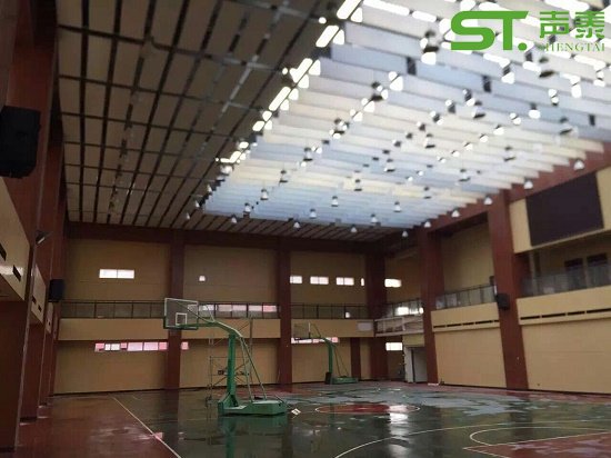 體育館垂直懸吊空間吸聲體的厚度(圖4) 體育館垂直懸吊空間吸聲體的厚度(圖4)