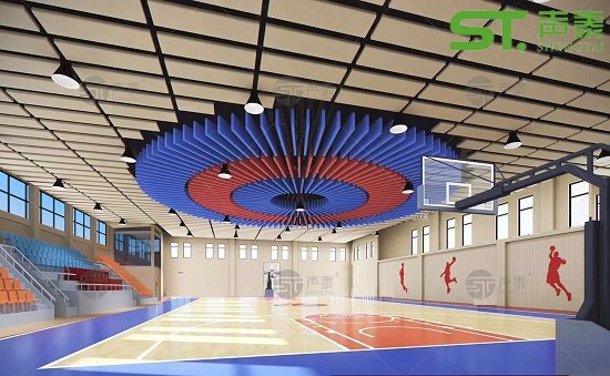 體育館頂棚空間吸聲體如何安裝(圖3) 體育館頂棚空間吸聲體如何安裝(圖3)